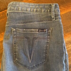 Women's Seven Distressed Denim Jean Shorts Size 12